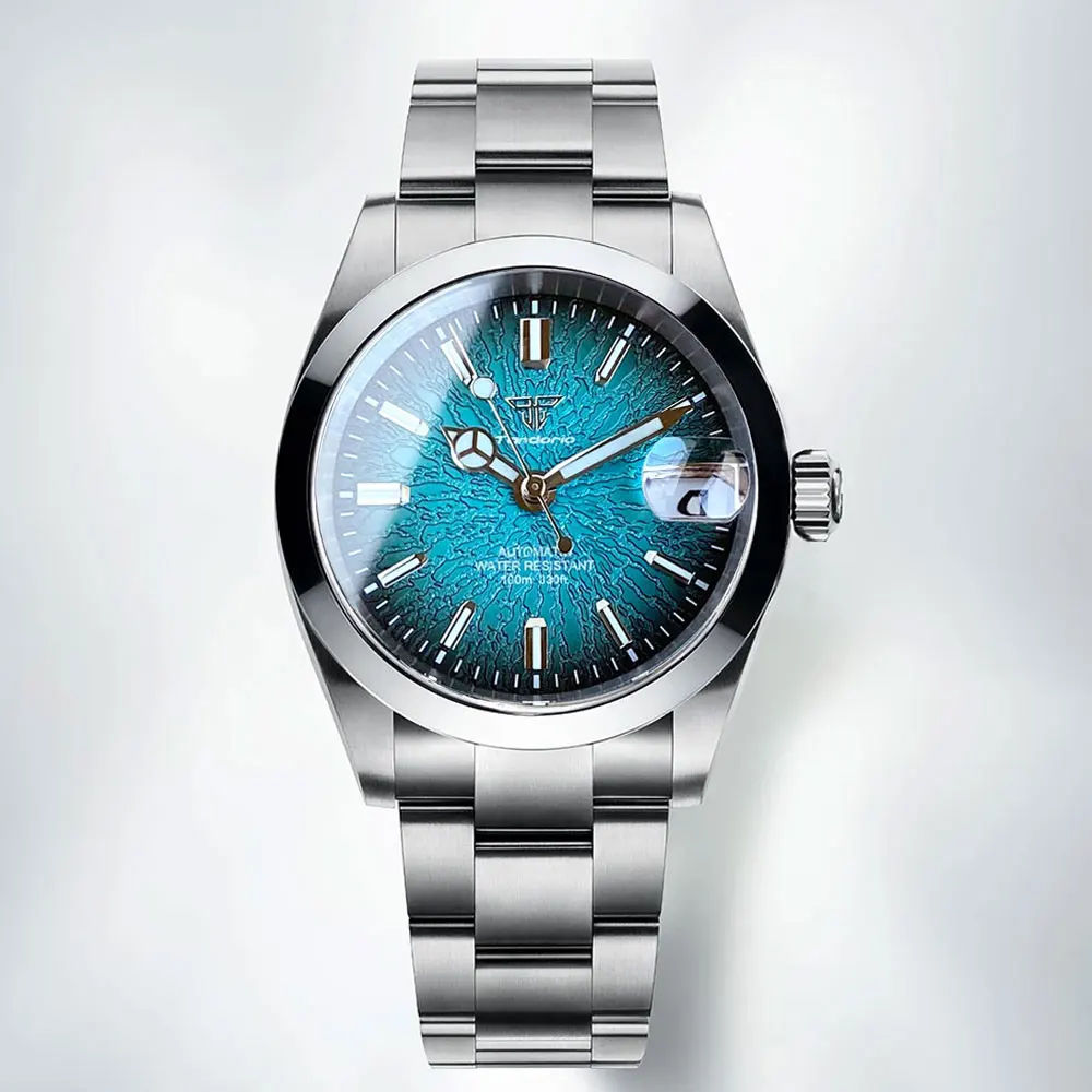 Tandorio 36mm/39mm Automatic Mechanical Stainless Steel Watch For Men Sapphire Glass 200m Waterproof Luminous Miyota 8215 Watch
Tandorio 36mm/39mm Automatic Mechanical Stainless Steel Watch For Men Sapphire Glass 200m Waterproof Luminous Miyota 8215 Watch