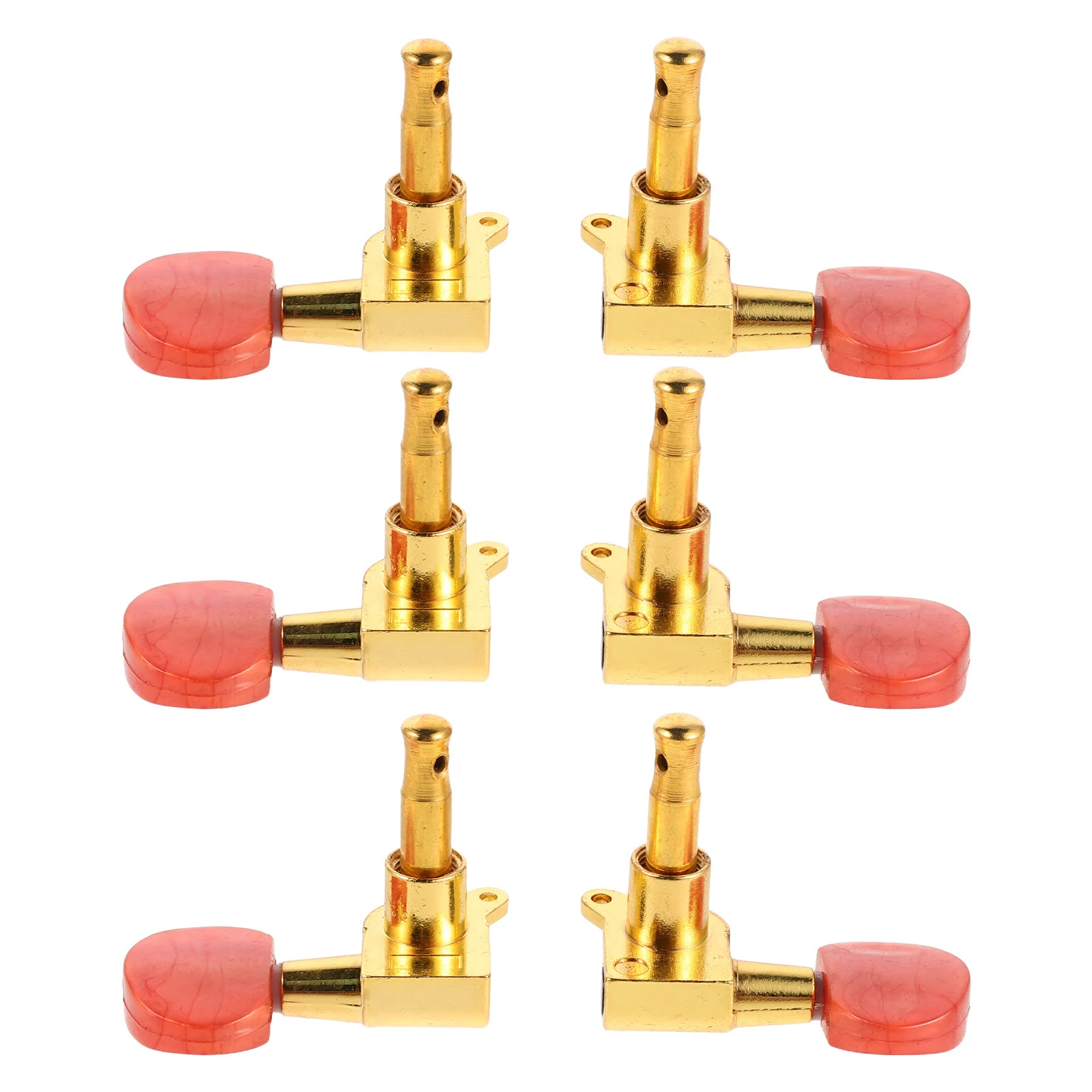 6pcs Acoustic Guitar Tuning Pegs: Full Sealed Machine Heads For Folk Guitar Dustproof Oval Knobs Locking Tuners Replacement Wear 
6pcs Acoustic Guitar Tuning Pegs: Full Sealed Machine Heads For Folk Guitar Dustproof Oval Knobs Locking Tuners Replacement Wear