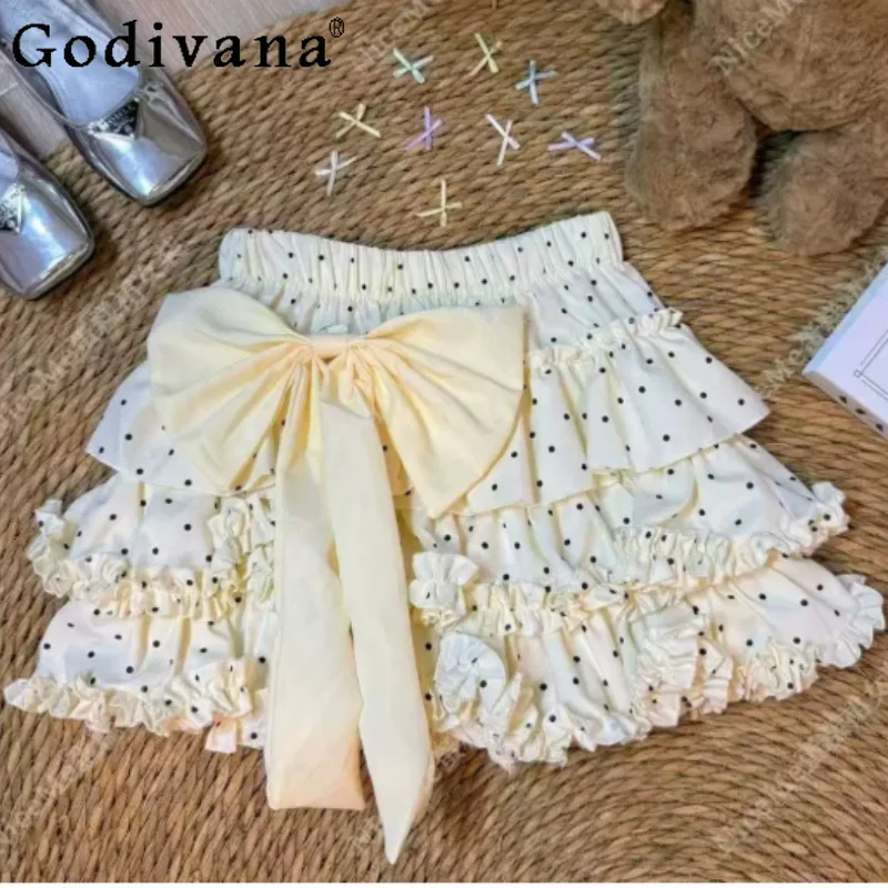 New Large Size Womens Sweet French Retro Bow Cake Skirts Summer New High A-line Versatile Age-reducing Fashion Short Skirts
New Large Size Womens Sweet French Retro Bow Cake Skirts Summer New High A-line Versatile Age-reducing Fashion Short Skirts