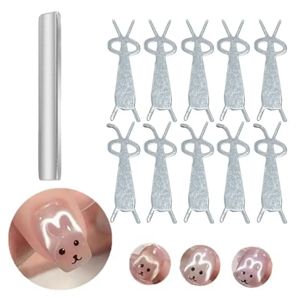 1 Set Cat Eyes Nail Magnetic Stick Gel Nail Polish Magnet Stick Rabbit Ear Metal Guide Cat Eyes Magnetic Nail Art Tools
1 Set Cat Eyes Nail Magnetic Stick Gel Nail Polish Magnet Stick Rabbit Ear Metal Guide Cat Eyes Magnetic Nail Art Tools