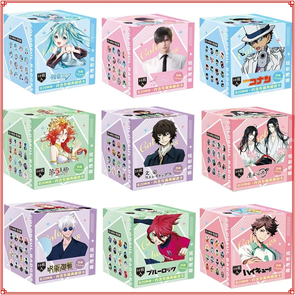Cartoon Anime Peripheral Characters Badge Limited Edition Round Brooches for Backpack Accessories Kids Holiday Collection Gifts
Cartoon Anime Peripheral Characters Badge Limited Edition Round Brooches for Backpack Accessories Kids Holiday Collection Gifts