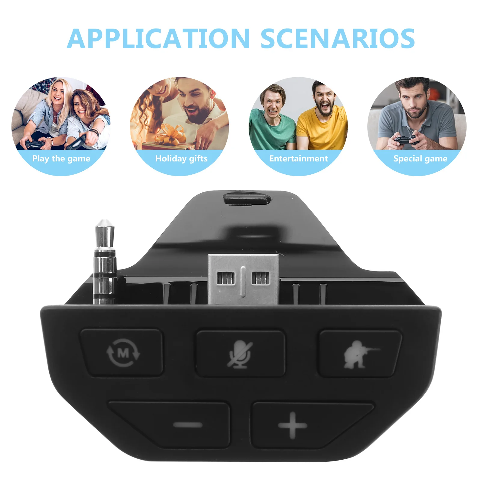 1Pcs Headset Adapter for One Controller Stereo Audio Game Chat Balance Microphone Mute Headphone Converter Headset Adapter
1Pcs Headset Adapter for One Controller Stereo Audio Game Chat Balance Microphone Mute Headphone Converter Headset Adapter