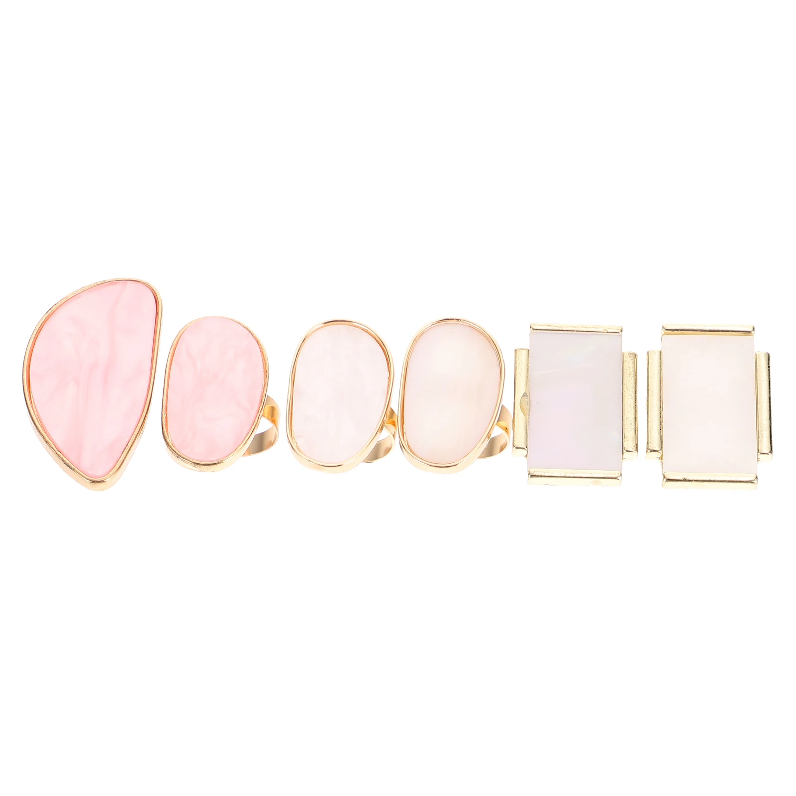 6 Pcs Resin Palette Set for Nail Art Colors Mixing Smooth Edge DIY Manicure Tools Pallet Plates Nail Color Mixing Trays
6 Pcs Resin Palette Set for Nail Art Colors Mixing Smooth Edge DIY Manicure Tools Pallet Plates Nail Color Mixing Trays