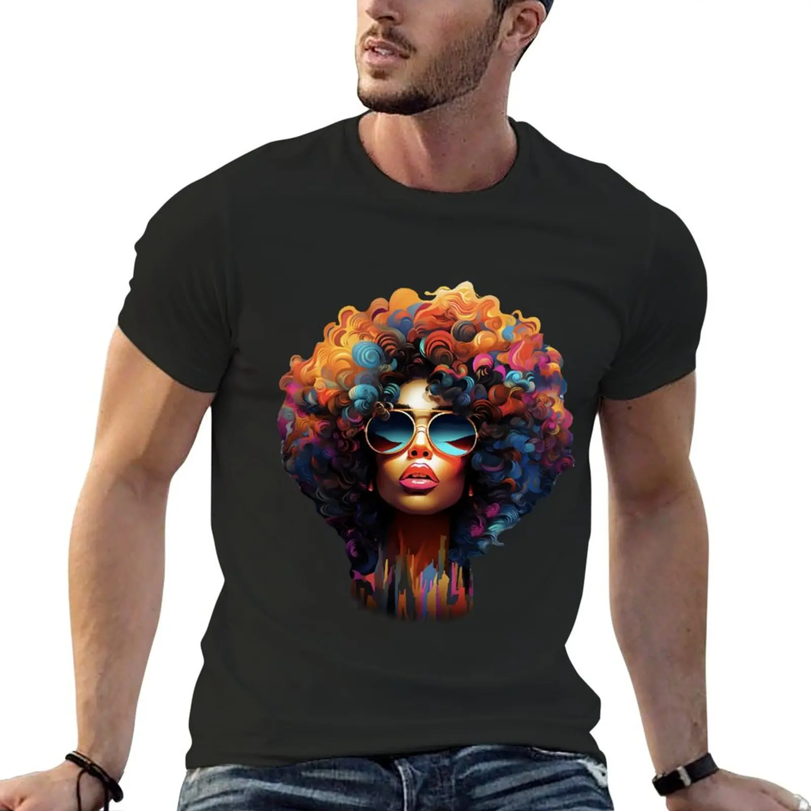 Afro Shades 1 T-Shirt designer shirts clothes customizeds summer top vintage t shirt men
Afro Shades 1 T-Shirt designer shirts clothes customizeds summer top vintage t shirt men