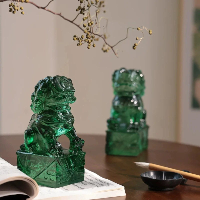 Chinese Style Lucky Lion Statue Office Art Decor Ornament Auspicious Fu Lion Figurine Living Room Entrance Home Decoration
Chinese Style Lucky Lion Statue Office Art Decor Ornament Auspicious Fu Lion Figurine Living Room Entrance Home Decoration