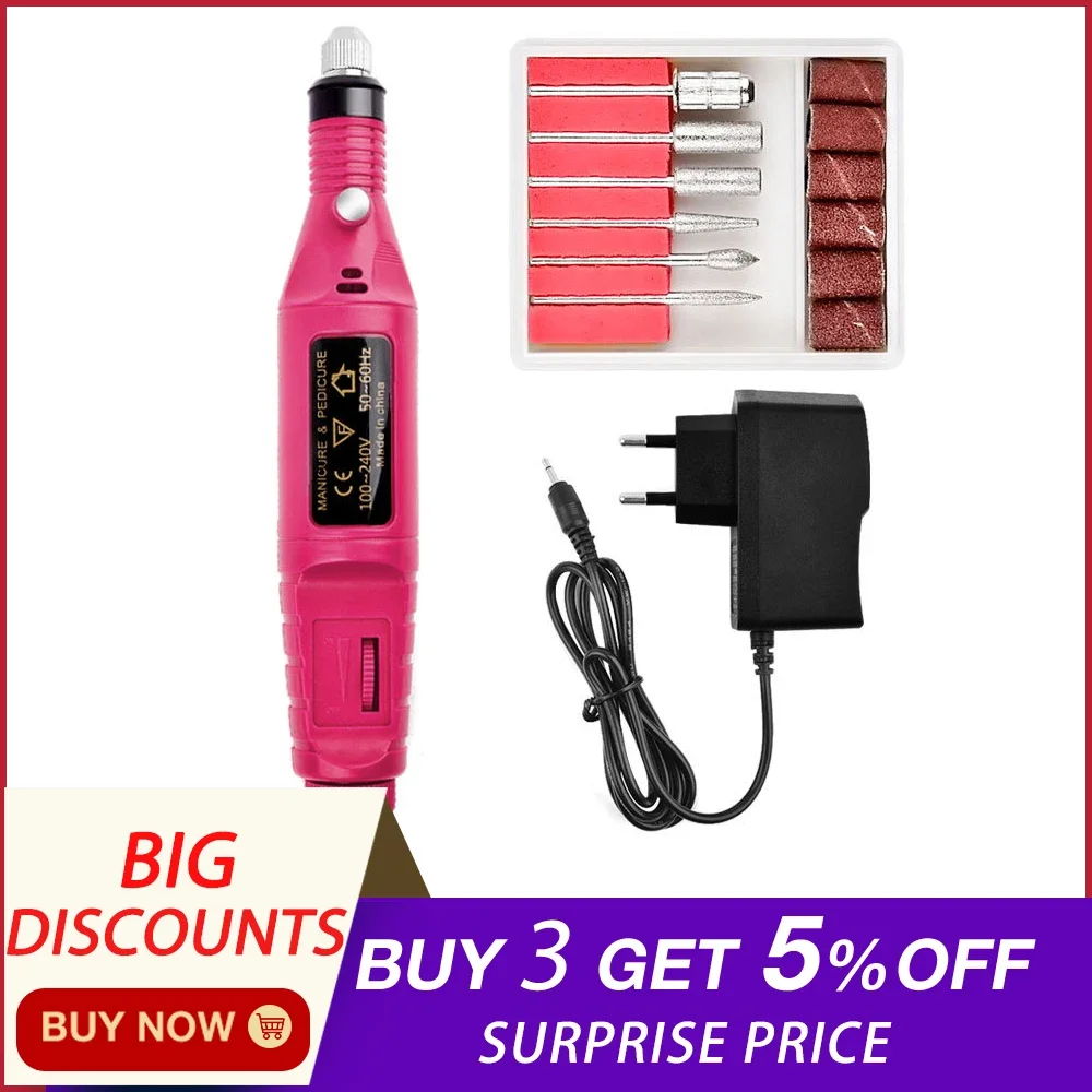 Professional Electric Nail Drill Machine For Manicure Milling Cutter Set For Gel Polishing Nail Drill Pen Salon Nail Equipment
Professional Electric Nail Drill Machine For Manicure Milling Cutter Set For Gel Polishing Nail Drill Pen Salon Nail Equipment