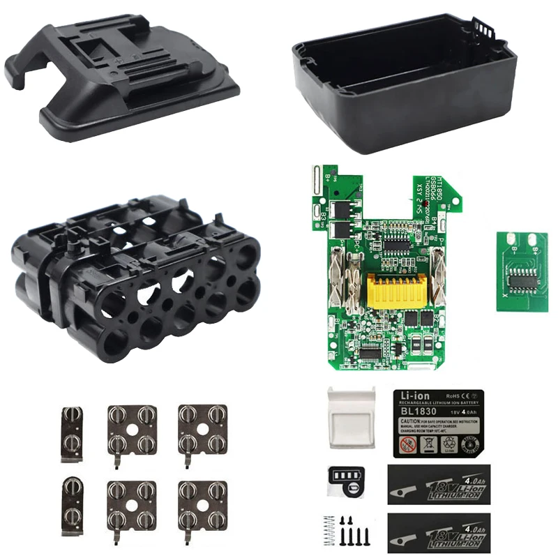 BL1830 Li-Ion Battery Sleeve PCD Charge Protection Plate for Makita 18V Tool 3.0/4.0/5.0/6.0Ah Label LED Battery Indicator Light
BL1830 Li-Ion Battery Sleeve PCD Charge Protection Plate for Makita 18V Tool 3.0/4.0/5.0/6.0Ah Label LED Battery Indicator Light