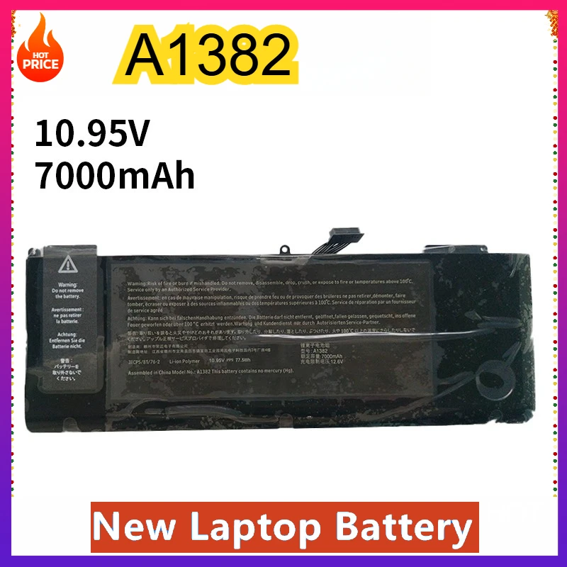 A1382 A1321 Аккумулятор для ноутбука Apple MacBook Pro 15 дюймов A1286 2011 2012 версия MC721 MC723 MC847 MD318 MD322 MD103 MD104
A1382 A1321 Аккумулятор для ноутбука Apple MacBook Pro 15 дюймов A1286 2011 2012 версия MC721 MC723 MC847 MD318 MD322 MD103 MD104