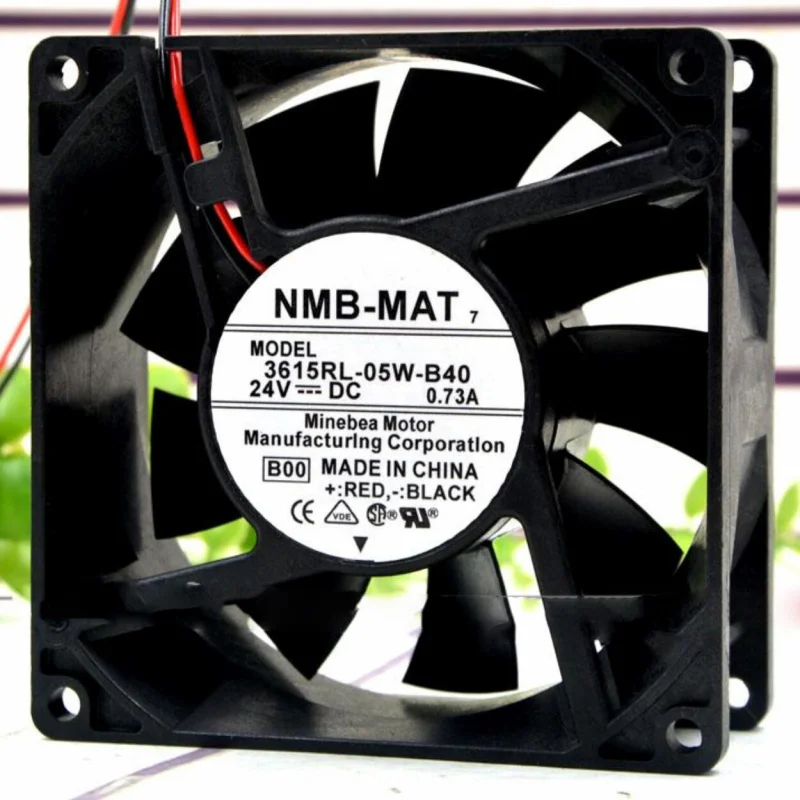 S+ NMB-MAT 3615RL-05W-B40 9038 9CM 24V 0.73A waterproof inverter cooling fan
S+ NMB-MAT 3615RL-05W-B40 9038 9CM 24V 0.73A waterproof inverter cooling fan