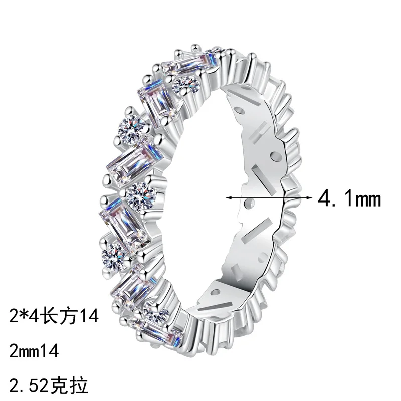 ZFSILVER s925 Silver Fashion Luxury Trendy Color D Moissanite Design Rectangle Ring For Charms Women Party Jewelry Gift AZ1270-J
ZFSILVER s925 Silver Fashion Luxury Trendy Color D Moissanite Design Rectangle Ring For Charms Women Party Jewelry Gift AZ1270-J