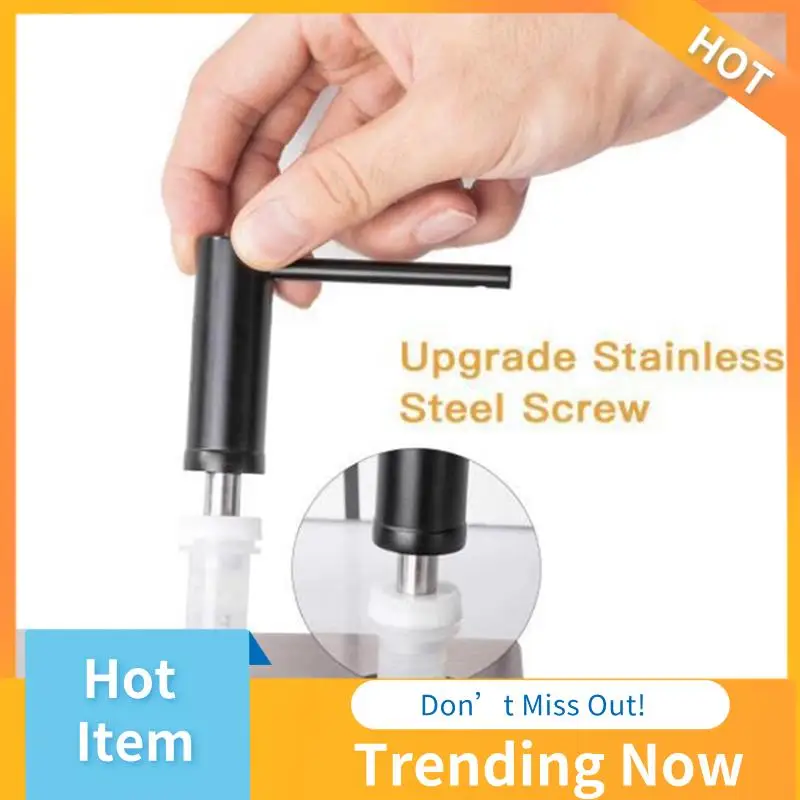 Soap Dispenser For Kitchen Sink Brushed Stainless Steel Countertop Pump Hand Lotion Built In Bottlend Easy To Use Silver
Soap Dispenser For Kitchen Sink Brushed Stainless Steel Countertop Pump Hand Lotion Built In Bottlend Easy To Use Silver