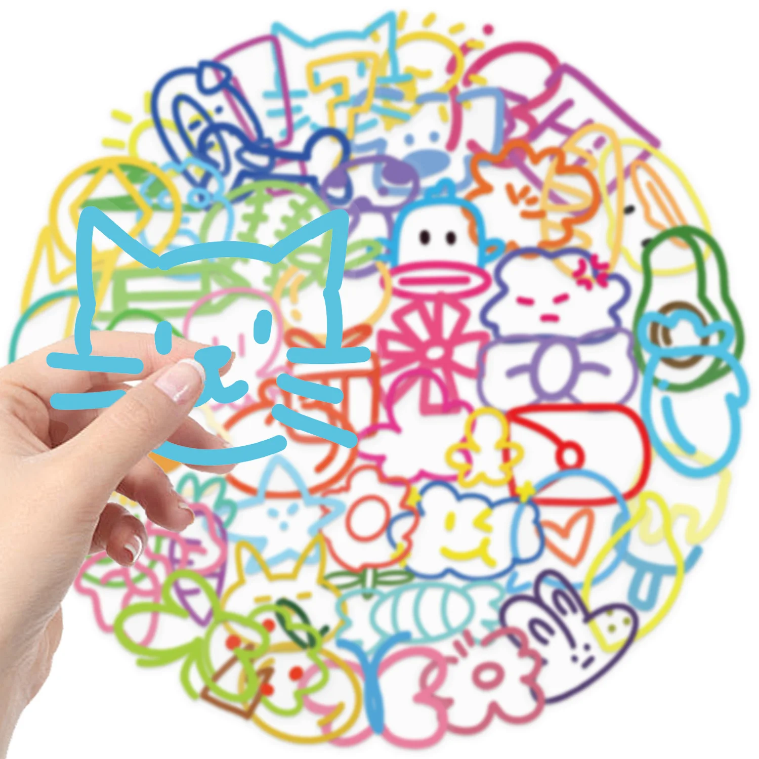 10/30/50PCS Fashion PET Dopamine Cartoon Waterproof Graffiti Stickers for Water Cup Phone Computer Notebook Stationery Luggage
10/30/50PCS Fashion PET Dopamine Cartoon Waterproof Graffiti Stickers for Water Cup Phone Computer Notebook Stationery Luggage