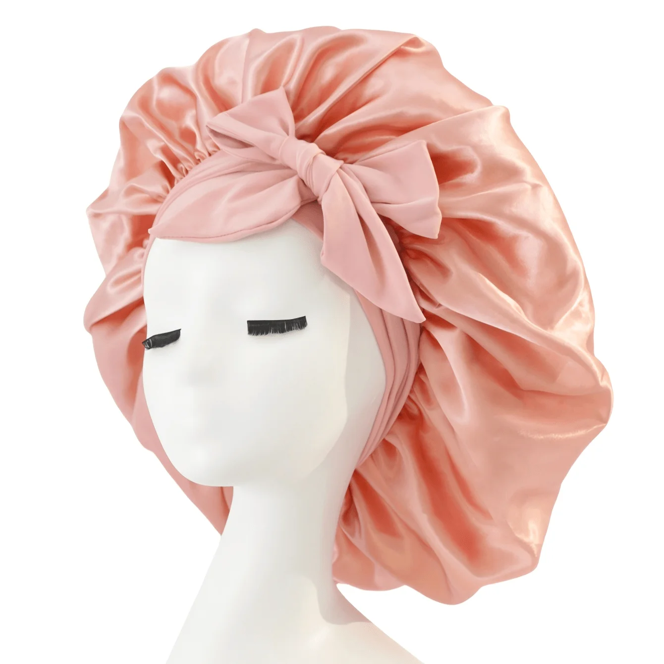 Luxury Satin Sleep Cap With Adjustable Bow Tie For Curly Braided Natural Hair
Luxury Satin Sleep Cap With Adjustable Bow Tie For Curly Braided Natural Hair