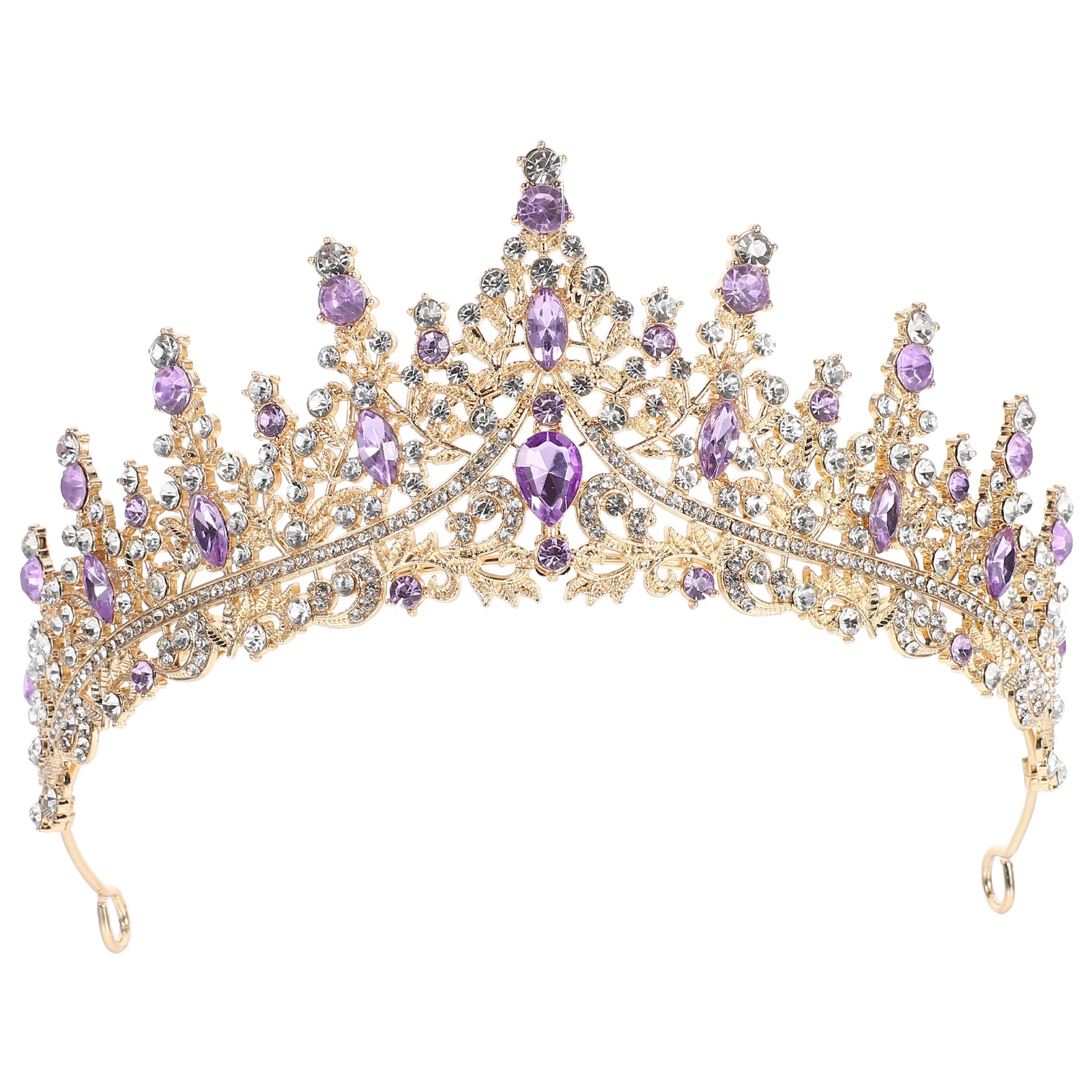Retro Crown Hair Accessory Wedding Headband Accessories for Brides Purple Rhinestone Elegant Pairing Secure Fit Versatile
Retro Crown Hair Accessory Wedding Headband Accessories for Brides Purple Rhinestone Elegant Pairing Secure Fit Versatile
