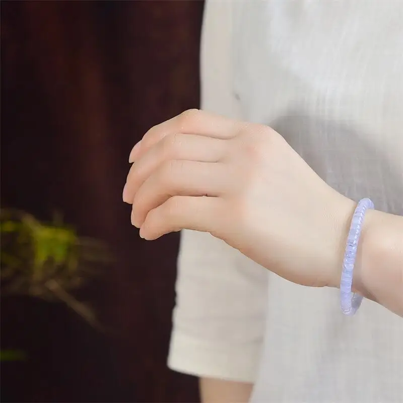 6 мм натуральный синий кружевной агатовый браслет из бисера, исцеляющий фэншуй, эластичный браслет, детский подарок на день рождения, праздник, 1 шт.
6 мм натуральный синий кружевной агатовый браслет из бисера, исцеляющий фэншуй, эластичный браслет, детский подарок на день рождения, праздник, 1 шт.