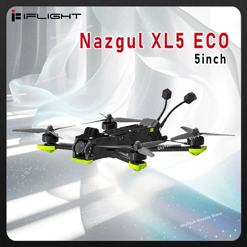 iFlight Nazgul XL5 ECO BNF-6S 5-дюймовая колесная база 245 мм, рычаг 5 мм, 190 км/ч, FPV Racing RC аксессуар
iFlight Nazgul XL5 ECO BNF-6S 5-дюймовая колесная база 245 мм, рычаг 5 мм, 190 км/ч, FPV Racing RC аксессуар