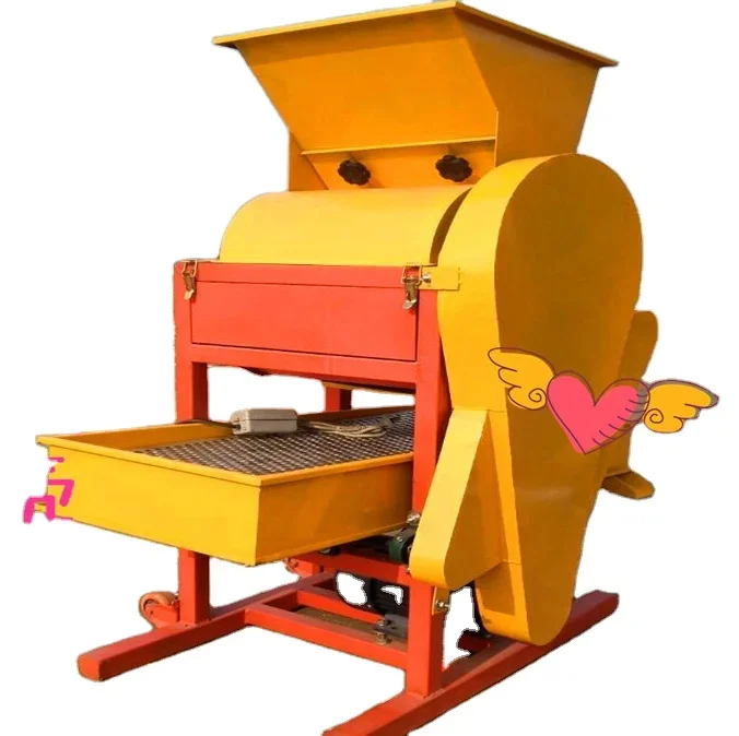 619DO-Automatic Electric Peanut Shelling Machine Palm Kernel Nut and Shell Separating Peanut Sheller Machine