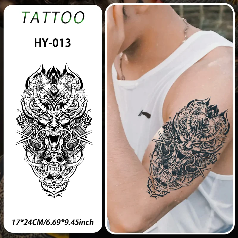 Dragon Head Waterproof Temporary Tattoo Sticker, for arms, Long-lasting Waterproof for 1-2 weeks, Realistic Semi-Permanent Fake
Dragon Head Waterproof Temporary Tattoo Sticker, for arms, Long-lasting Waterproof for 1-2 weeks, Realistic Semi-Permanent Fake