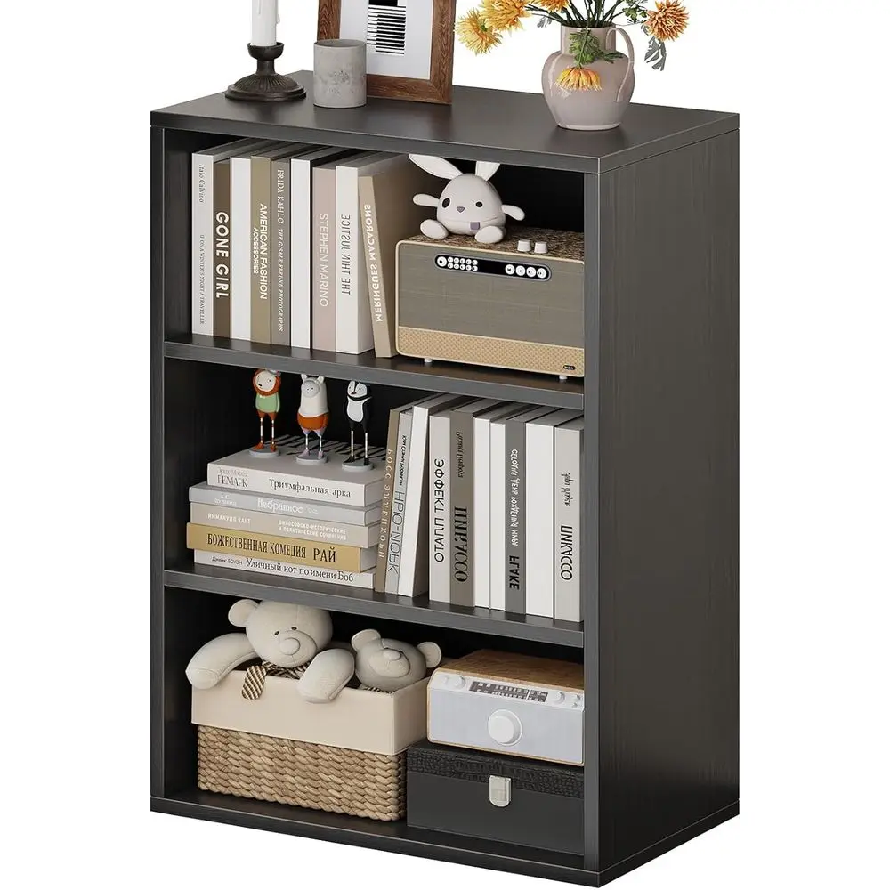 3-Tier Shel Bookcase, Open Storage Bookshel, 23.6“ × 9.4” × 35.2“, Storage Organizer Shelving or Home Oice, Livingroom and Bedro
3-Tier Shel Bookcase, Open Storage Bookshel, 23.6“ × 9.4” × 35.2“, Storage Organizer Shelving or Home Oice, Livingroom and Bedro
