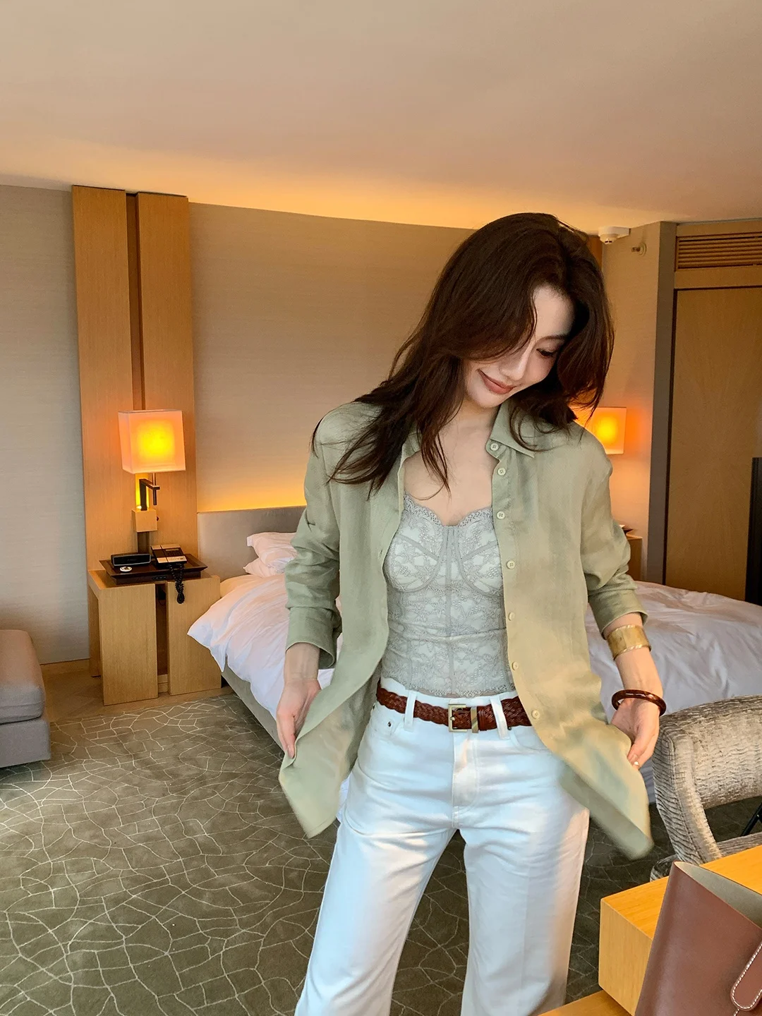 Dragon Joy Mixed Fiber Linen Shirt Women's Spring Summer Cool Feeling Loose Slimming Breathable Sun Protection Open Cardigan
Dragon Joy Mixed Fiber Linen Shirt Women's Spring Summer Cool Feeling Loose Slimming Breathable Sun Protection Open Cardigan