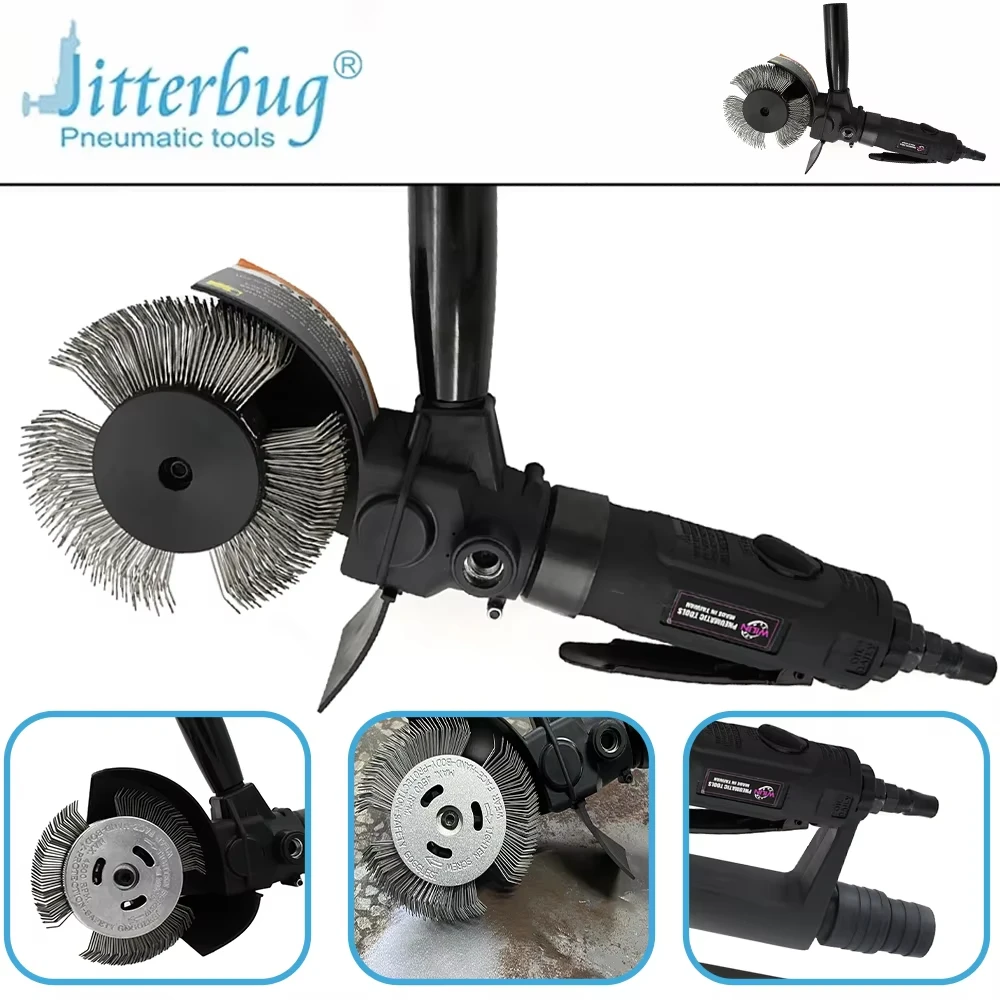 Pneumatic Surface Conditioning Tool Kit Remove Rust Paint Glue Corrosion Stripping Metal With 0.7mm Bent Tip Wire Wheel
Pneumatic Surface Conditioning Tool Kit Remove Rust Paint Glue Corrosion Stripping Metal With 0.7mm Bent Tip Wire Wheel