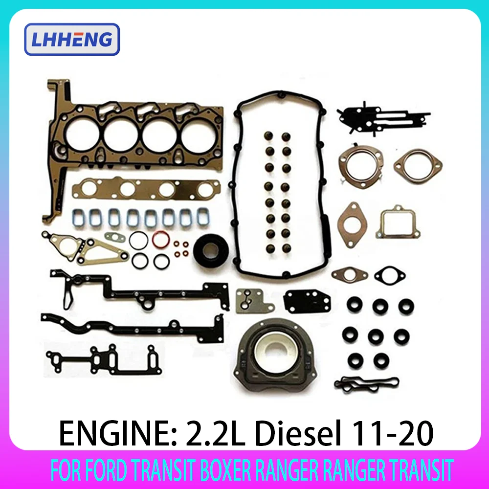 Engine Cylinder head Full gasket kit For 2.2 L T Diesel FORD TRANSIT BOXER RANGER RANGER TRANSIT TKE FAD FBD FCD FDD 2011-2020
Engine Cylinder head Full gasket kit For 2.2 L T Diesel FORD TRANSIT BOXER RANGER RANGER TRANSIT TKE FAD FBD FCD FDD 2011-2020