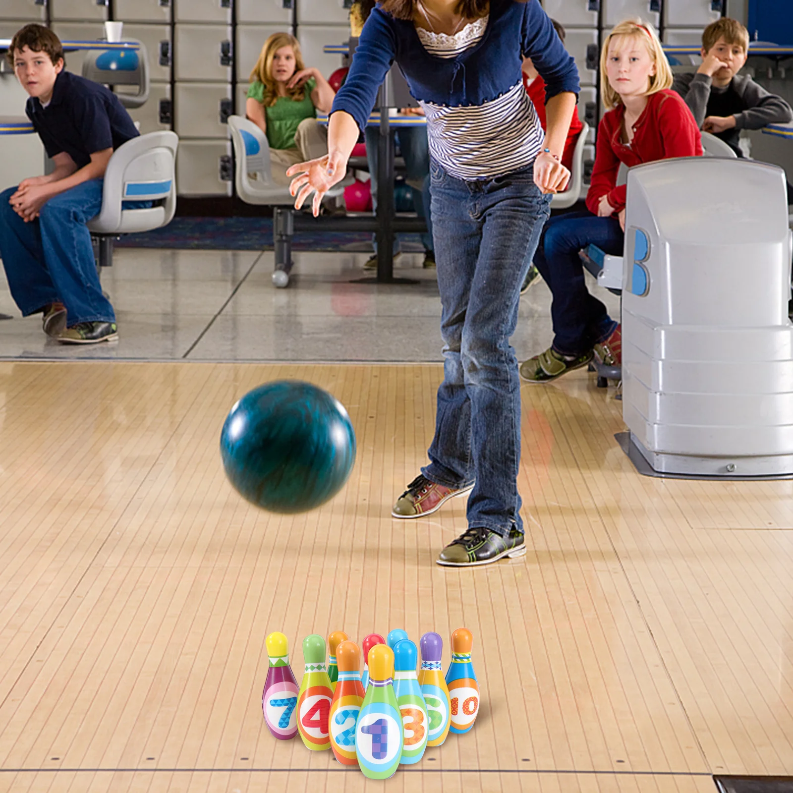 Small Solid Bowling Play Set Colorful Pattern Bowling Playthings Sports Bowling Games Educational for
Small Solid Bowling Play Set Colorful Pattern Bowling Playthings Sports Bowling Games Educational for