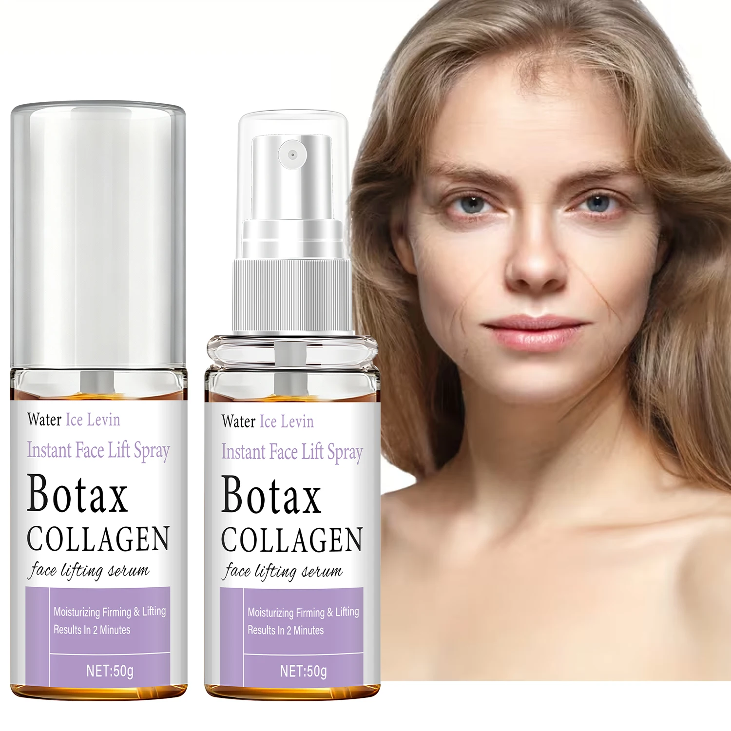 Спрей-лифтинг Water Ice Levin Botax Collagen Lift для укрепления кожи за 2 минуты. Разглаживает морщины, повышает эластичность. Натуральный аналог ретинола.
Спрей-лифтинг Water Ice Levin Botax Collagen Lift для укрепления кожи за 2 минуты. Разглаживает морщины, повышает эластичность. Натуральный аналог ретинола.
