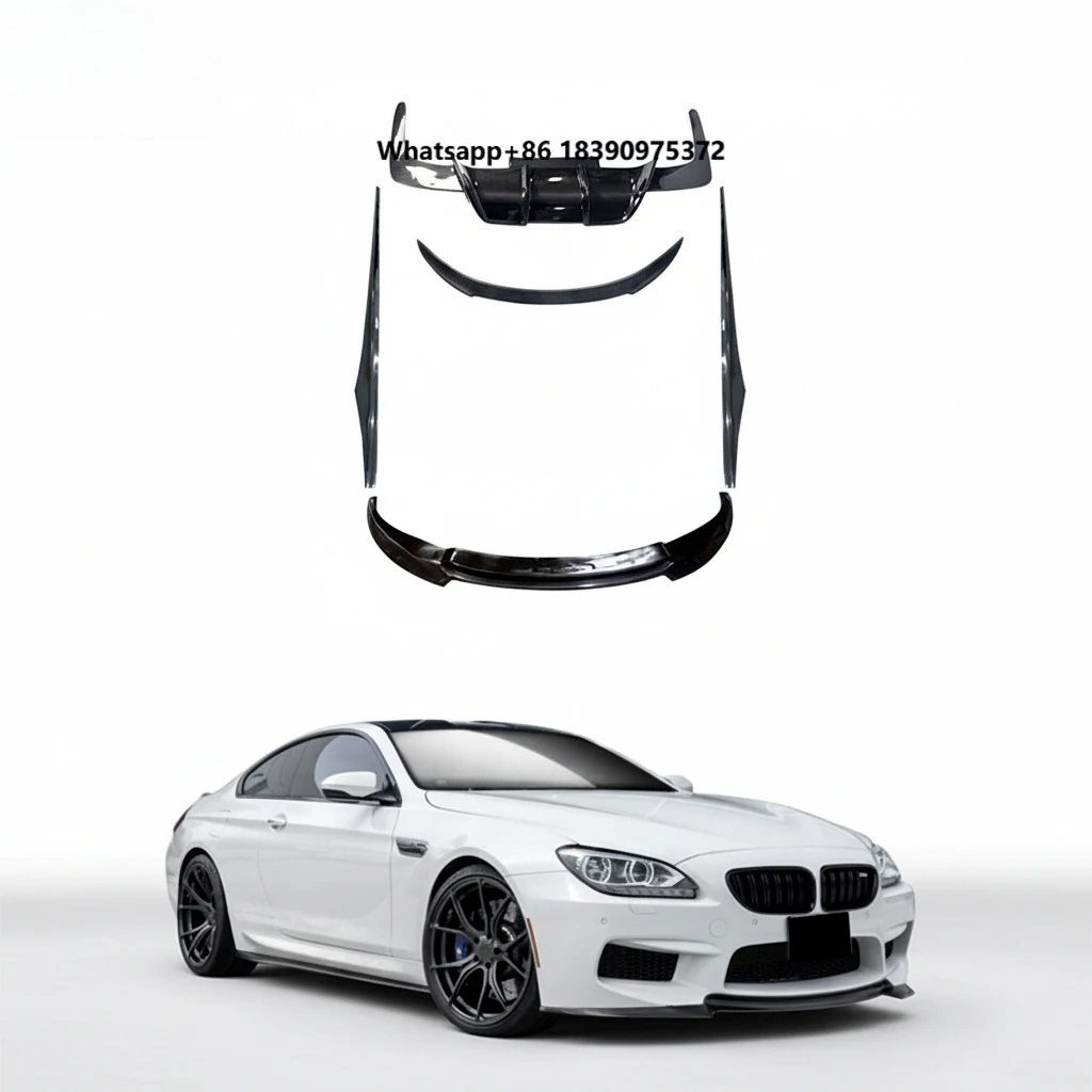 V Style New Carbon Fiber Body Kit for 6 Series F06 F12 F13 M6 Front Lip Diffuser Side Skirts Spoiler Perfect Fitment Car Kit
V Style New Carbon Fiber Body Kit for 6 Series F06 F12 F13 M6 Front Lip Diffuser Side Skirts Spoiler Perfect Fitment Car Kit