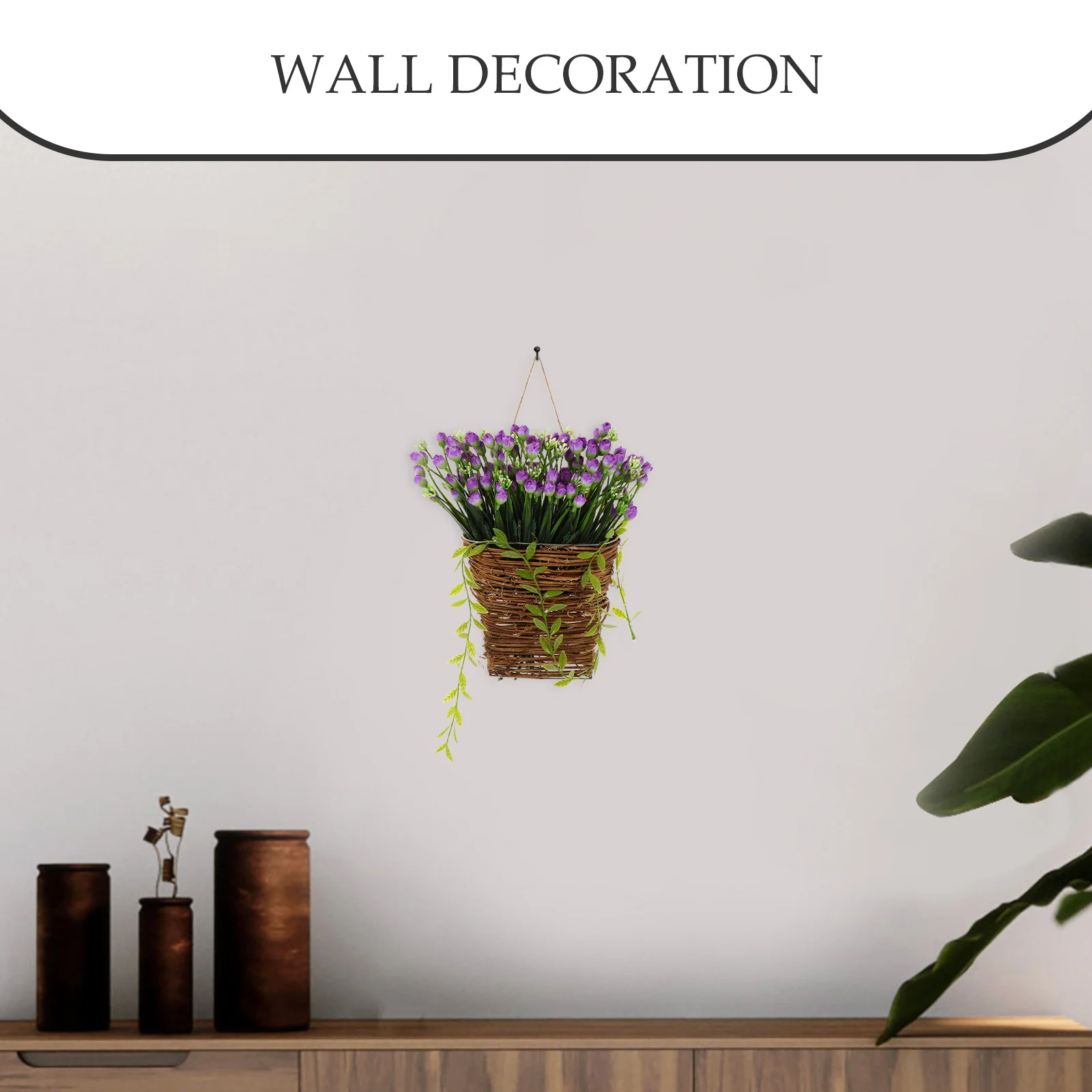 1pcs Door Hanging Basket Realistic Artificial Flower Vine Home Decor Material Wall Hanging Pocket Floral Style Wreath
1pcs Door Hanging Basket Realistic Artificial Flower Vine Home Decor Material Wall Hanging Pocket Floral Style Wreath