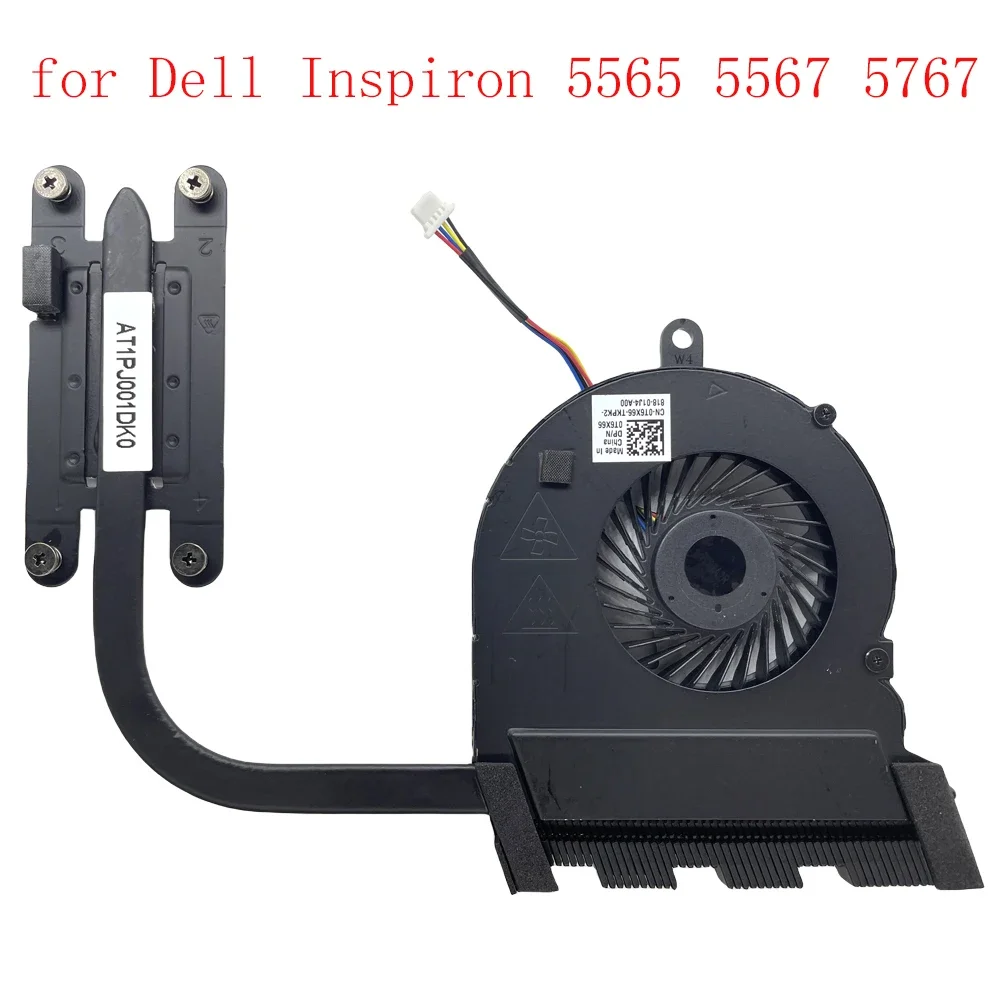 Сменный вентилятор для процессора Dell Inspiron 5565 5567 5767, охлаждающий вентилятор с радиатором DP/N 0T6X66 CN-0T6X66 T6X66
Сменный вентилятор для процессора Dell Inspiron 5565 5567 5767, охлаждающий вентилятор с радиатором DP/N 0T6X66 CN-0T6X66 T6X66