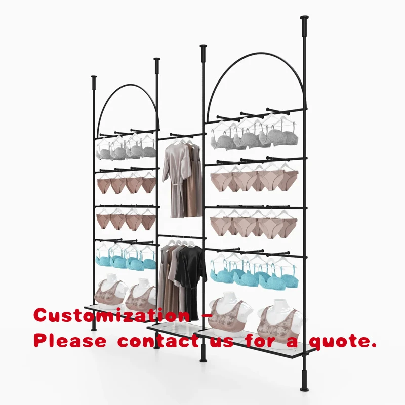 custom.USA Shop Designs Metal Paint Black Rack Bikini Lingerie Store Display Furniture Hot Swimwear Bra Display Rack
custom.USA Shop Designs Metal Paint Black Rack Bikini Lingerie Store Display Furniture Hot Swimwear Bra Display Rack