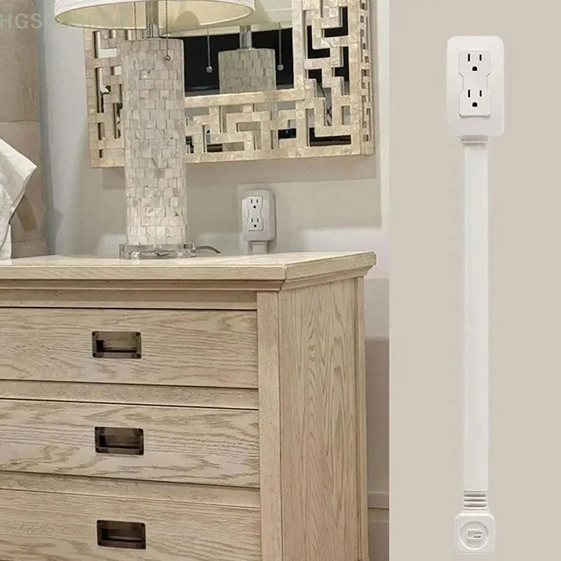 Power Socket Expander 2 Sockets 180° Rotation Stretchable Length Punch-free Power Strip Electrical Socket Extension Cord
Power Socket Expander 2 Sockets 180° Rotation Stretchable Length Punch-free Power Strip Electrical Socket Extension Cord
