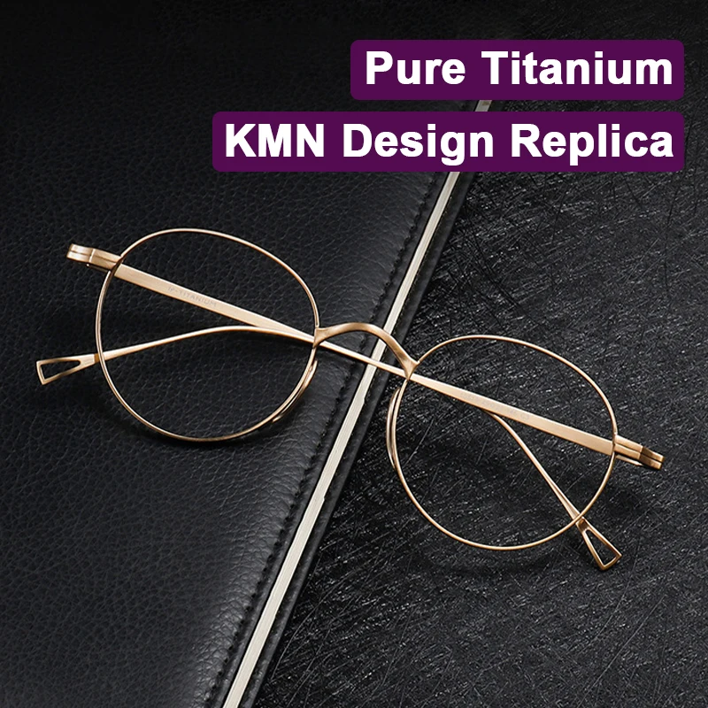 Japanese Designer Same Design KMN113 Brand Pure Titanium Eyewear Fashion Retro Gafas Men Women Oval Ultralight Glasses Frame
Japanese Designer Same Design KMN113 Brand Pure Titanium Eyewear Fashion Retro Gafas Men Women Oval Ultralight Glasses Frame