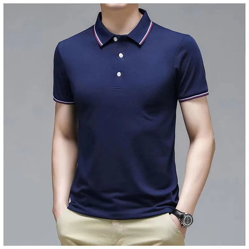 Fashion Men Short Sleeve Cotton Polo Shirts Work Wear Summer Solid Male Clothes Streetwear Business Casual Loose Breathable Tops
Fashion Men Short Sleeve Cotton Polo Shirts Work Wear Summer Solid Male Clothes Streetwear Business Casual Loose Breathable Tops
