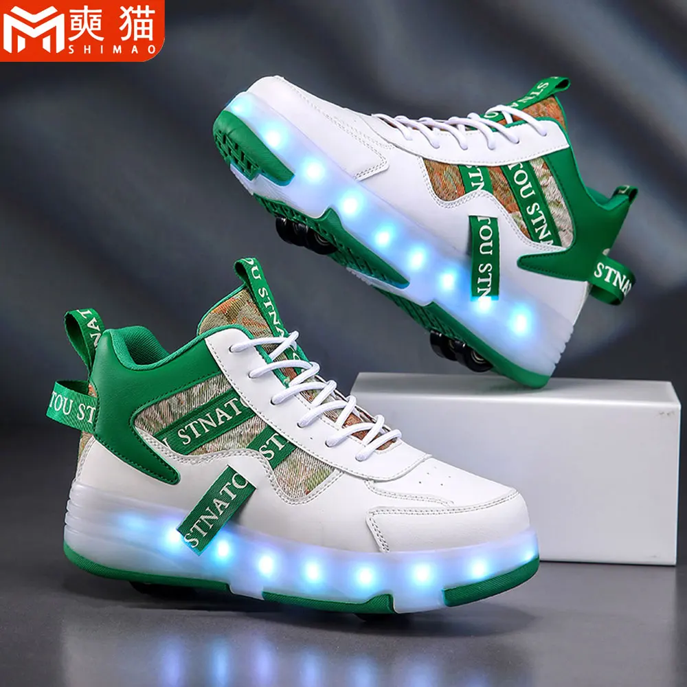 Детские роликовые кроссовки с LED-подсветкой для мальчиков и девочек, уличные спортивные роликовые кеды на колесиках, подарок для школьников
Детские роликовые кроссовки с LED-подсветкой для мальчиков и девочек, уличные спортивные роликовые кеды на колесиках, подарок для школьников