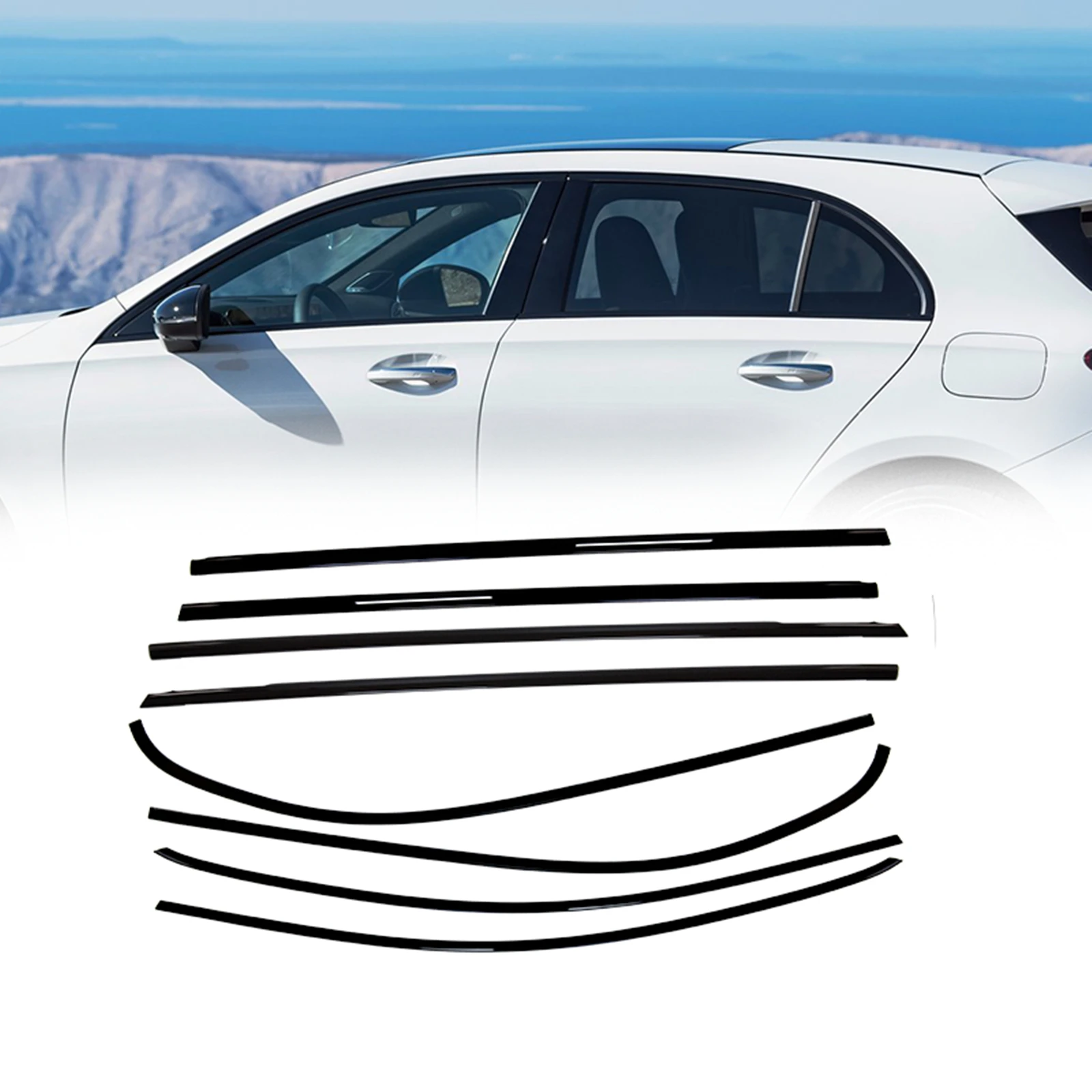Weatherstrips Exterior Window Trim Strip For Mercedes Benz W177 A Class A180 A200 A220 A250 A260 A35 A45 AMG Hatchback 2019-2024
Weatherstrips Exterior Window Trim Strip For Mercedes Benz W177 A Class A180 A200 A220 A250 A260 A35 A45 AMG Hatchback 2019-2024