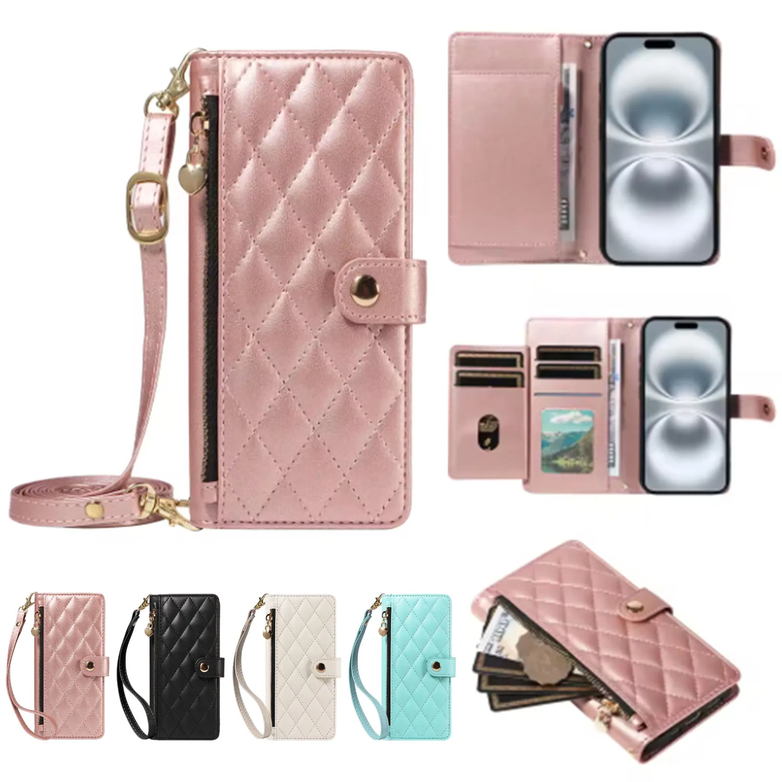 Shoulder Zipper Wallet Case For Xiaomi Poco M7 M6 M5S M3 M2 X7 X6 X5 X3 F7 F6 F5 Multi 5 Cards Leather Lanyard Wrist Flip Cover
Shoulder Zipper Wallet Case For Xiaomi Poco M7 M6 M5S M3 M2 X7 X6 X5 X3 F7 F6 F5 Multi 5 Cards Leather Lanyard Wrist Flip Cover