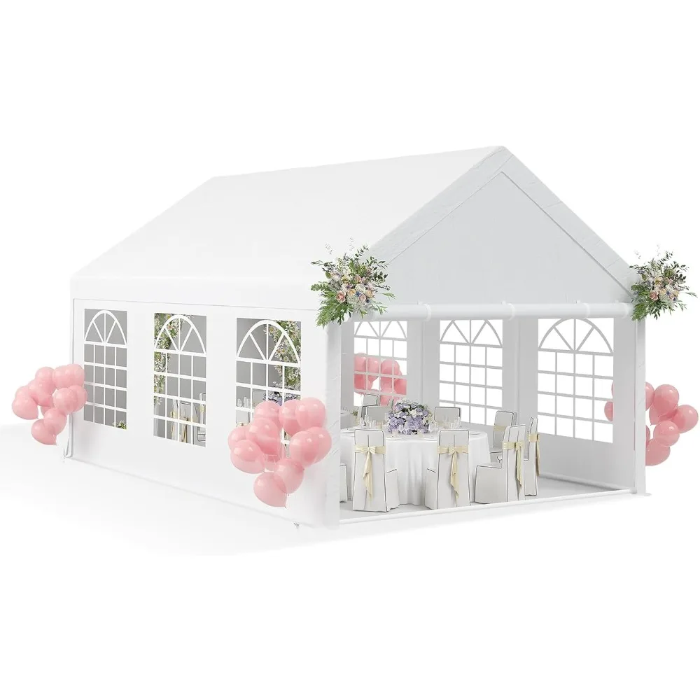 13x20 Ft Heavy Duty Party Tent, Wedding Event Shelter with 2 Black Oxford Carry Bags and Removable Sidewalls, Canopy
13x20 Ft Heavy Duty Party Tent, Wedding Event Shelter with 2 Black Oxford Carry Bags and Removable Sidewalls, Canopy