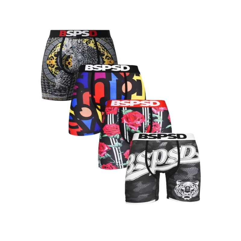 4Pcs Sexy Men Boxer Underwear Breathable Comfy Men's Panties Underpants Male Fashion Printed Man Boxer Briefs Man Boxershorts
4Pcs Sexy Men Boxer Underwear Breathable Comfy Men's Panties Underpants Male Fashion Printed Man Boxer Briefs Man Boxershorts