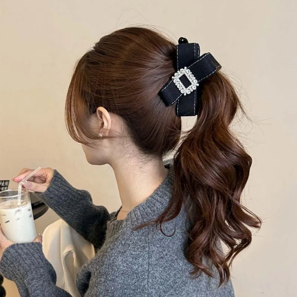 Fashion Elegant Bow Banana Clip Plastic Korean Style Women Vertical Clip Hairpins Multi-layered Ponytail Holder Party
Fashion Elegant Bow Banana Clip Plastic Korean Style Women Vertical Clip Hairpins Multi-layered Ponytail Holder Party