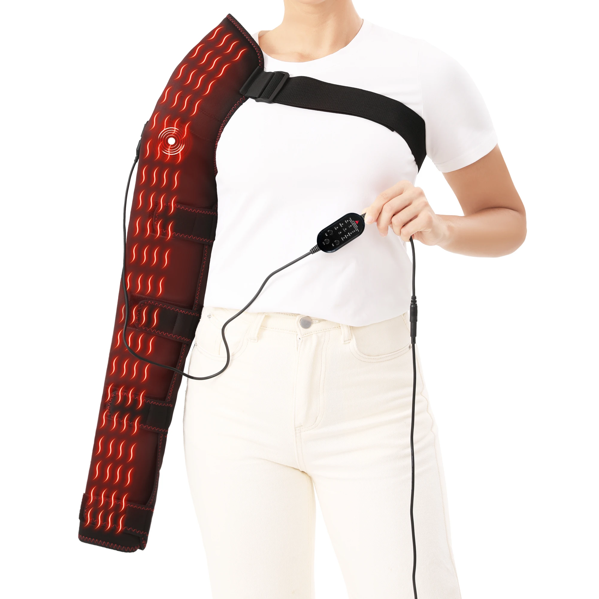 Shoulder Arm Massage Heating Brace Long Heated Elbow Heating Support 3 Vibration Heat Settings Shoulder Wrap for Frozen Shoulder
Shoulder Arm Massage Heating Brace Long Heated Elbow Heating Support 3 Vibration Heat Settings Shoulder Wrap for Frozen Shoulder