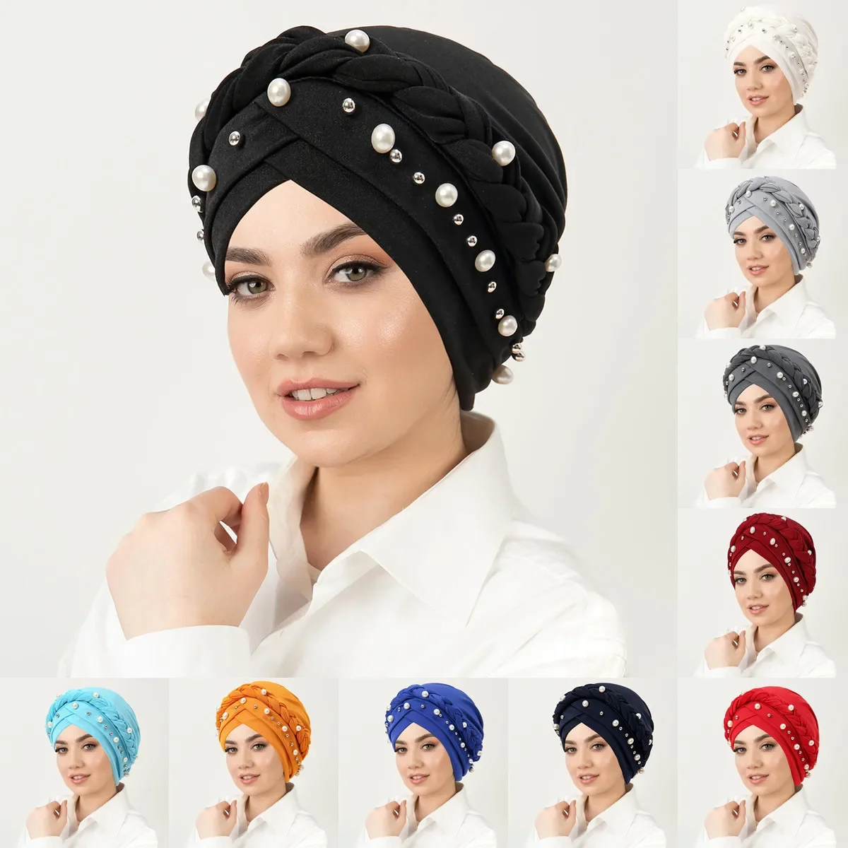Индийские женские мусульманские бусины с косой на голове, тюрбан, обертка, чехол от рака, химиотерапия, исламская арабская шапка, шляпа от выпадения волос, шапочки Mujer
Индийские женские мусульманские бусины с косой на голове, тюрбан, обертка, чехол от рака, химиотерапия, исламская арабская шапка, шляпа от выпадения волос, шапочки Mujer