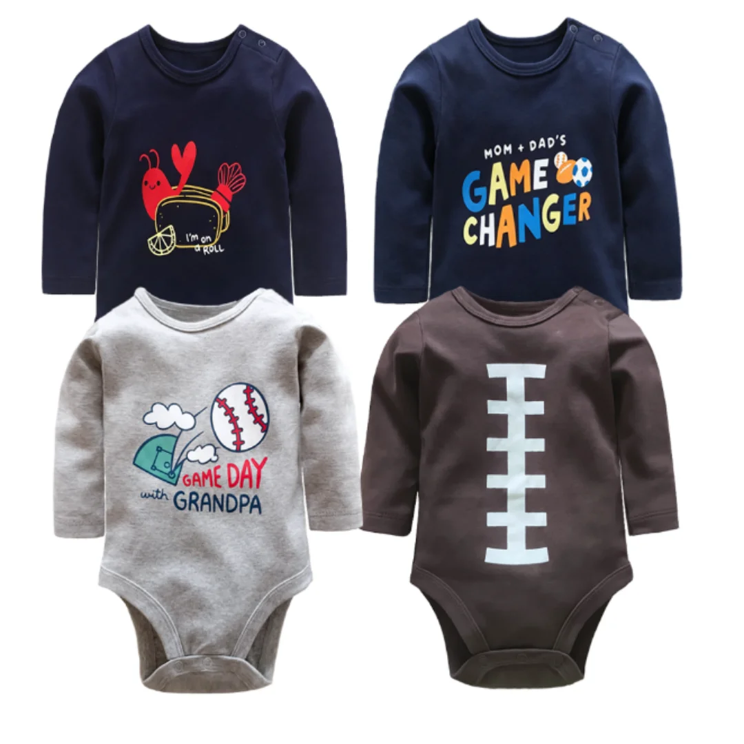 1-3Pieces New Fashion Newborn 100% Cotton Baby Boy Girl Bodysuit Long Sleeve Soft Infant Onesies Baby Shower Gifts Jumpsuits
1-3Pieces New Fashion Newborn 100% Cotton Baby Boy Girl Bodysuit Long Sleeve Soft Infant Onesies Baby Shower Gifts Jumpsuits
