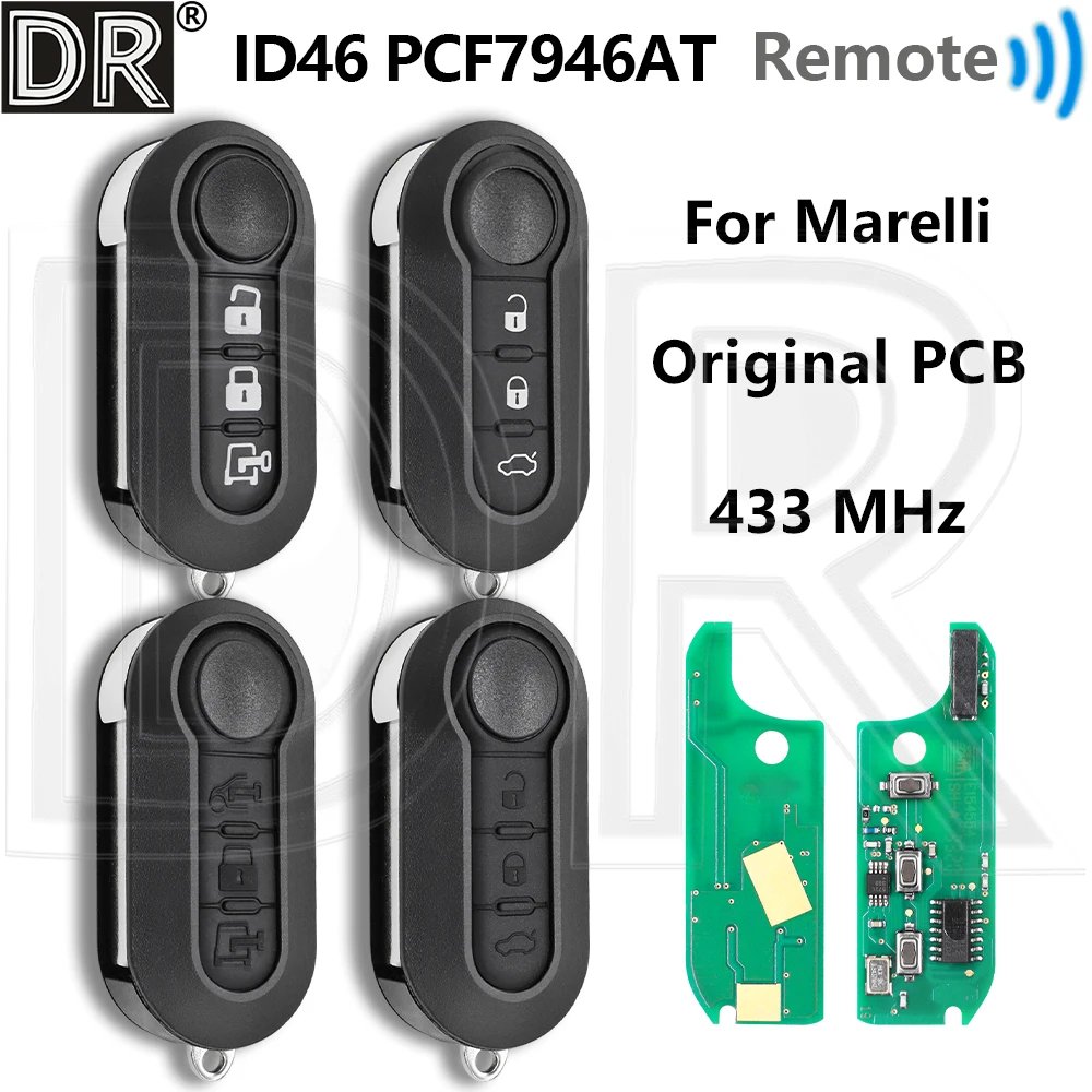 Great OEM Marelli PCF7946AT 315/433MHz Car Remote Key For Peugeot Boxer Citroen Jumper Fiat 500L Doblo Ducato Bravo Grande Punto
Great OEM Marelli PCF7946AT 315/433MHz Car Remote Key For Peugeot Boxer Citroen Jumper Fiat 500L Doblo Ducato Bravo Grande Punto