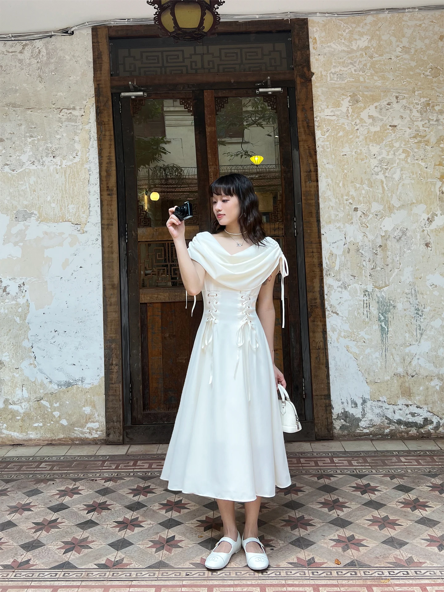 Retro Slimming Vintage Dress Hepburn Style Maxi Skirt Casual Polyester Fiber No Sleeve A-Line Skirt Summer Long Dress
Retro Slimming Vintage Dress Hepburn Style Maxi Skirt Casual Polyester Fiber No Sleeve A-Line Skirt Summer Long Dress