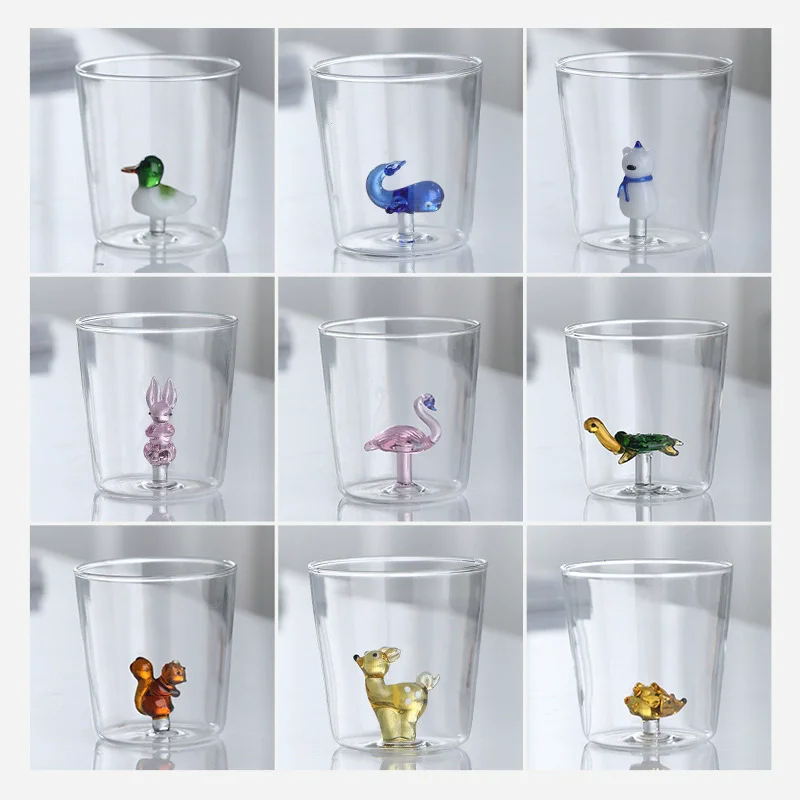 3D Creative Handmade Bubble Glass Cup Three-Dimensional Animal Plant Shape Coffee Milk Drink Cute Transparent Cup,Christmas Gift
3D Creative Handmade Bubble Glass Cup Three-Dimensional Animal Plant Shape Coffee Milk Drink Cute Transparent Cup,Christmas Gift