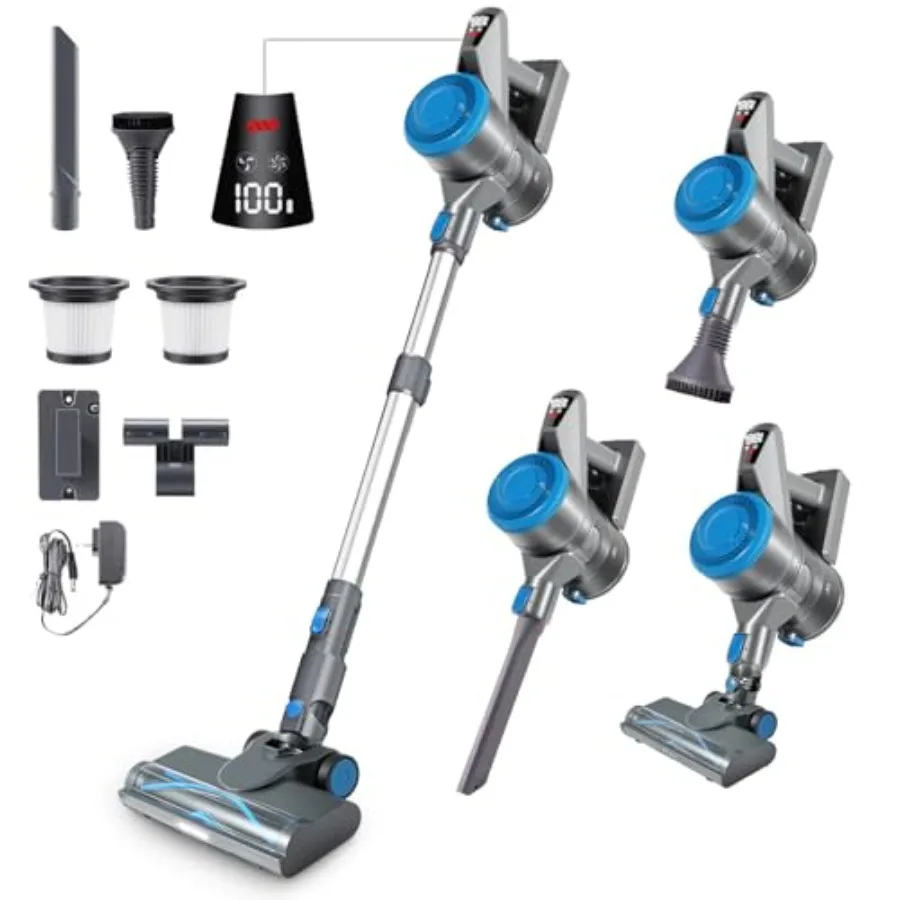 VoltVac Go Cordless Vacuum Cleaner for Home Pet Hair Portable Handheld Rechargeable Vacuum Gray
VoltVac Go Cordless Vacuum Cleaner for Home Pet Hair Portable Handheld Rechargeable Vacuum Gray