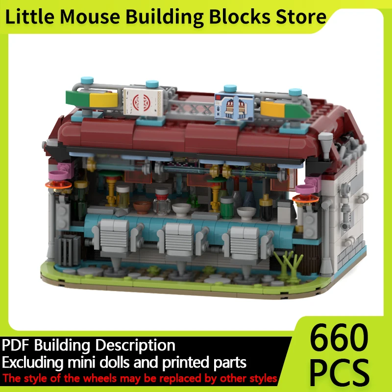 City Street View Model MOC Building Bricks Seafood Restaurant Modular Technology Gifts Holiday Assemble Children Toys Suit
City Street View Model MOC Building Bricks Seafood Restaurant Modular Technology Gifts Holiday Assemble Children Toys Suit