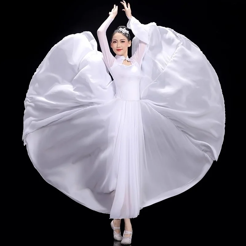 Classical Dance Costume Female Elegant New Chinese Style Modern Dance Costume Dance Swing Skirt Set
Classical Dance Costume Female Elegant New Chinese Style Modern Dance Costume Dance Swing Skirt Set